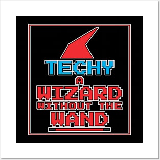 Techy - A Wizard without the Wand Posters and Art